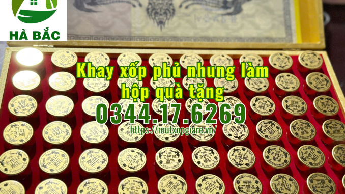 khay-xop-phu-nhung-lam-hop-qua-tang